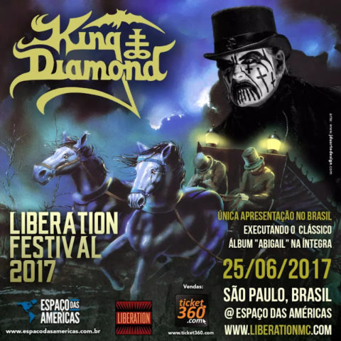 Liberation Festival 2017 - King Diamond - São Paulo